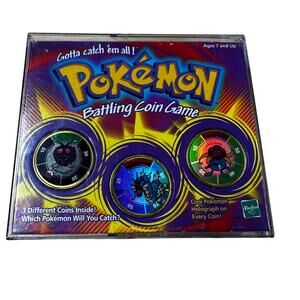 Pokémon Battling Coin Game 1999 Venonat, Gyarados, and Gloom Coins